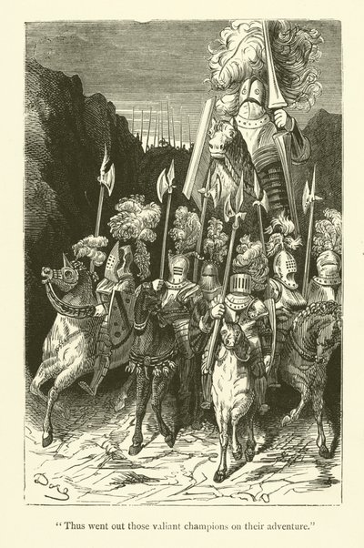 Illustration für die Werke von Rabelais von Gustave after Dore